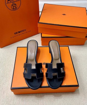 에르메스 올수공 오아시스 슬리퍼 샌들 스위프트 42